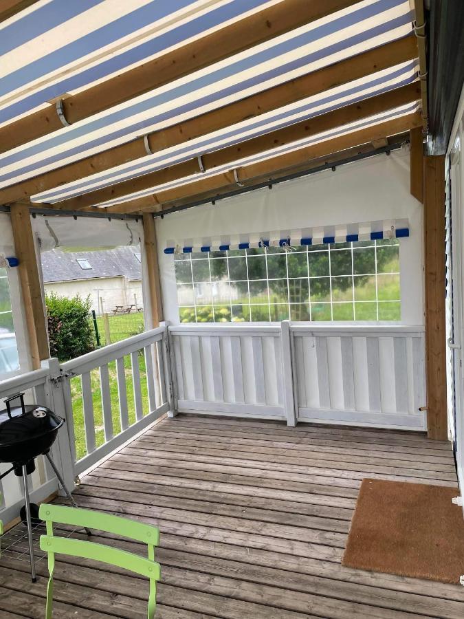 Mobil-Home 4/6 Personnes , Terrasse Couverte ,Piscine Chauffee . Biville-sur-Mer Exteriér fotografie